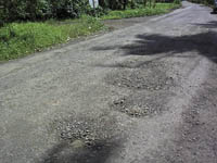 Kosrae potholes